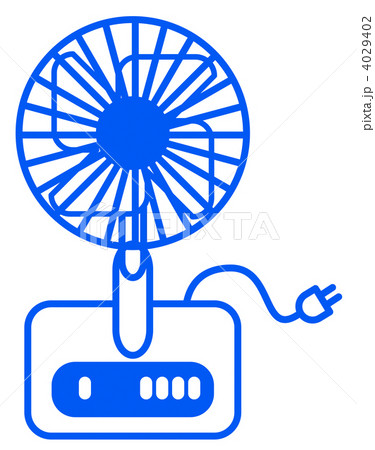 扇風機_ブルー 4029402