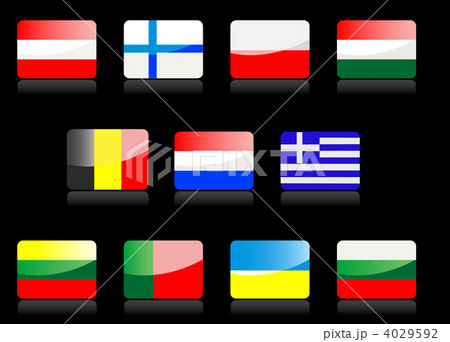 Glossy flags