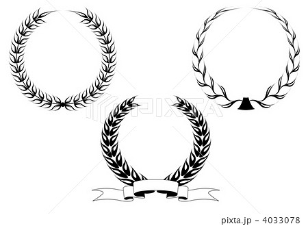 Set of laurel wreaths 4033078