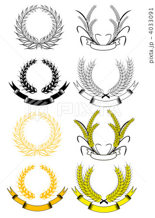 Set of laurel wreaths 4033091
