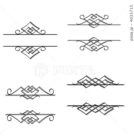 Vintage monograms and motifs 4035715