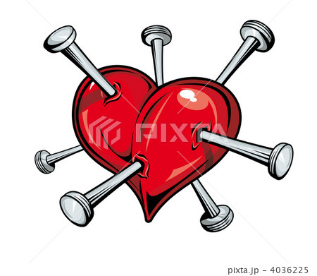 Heart with nails 4036225