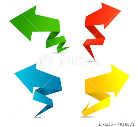 Origami arrow banners 4036678