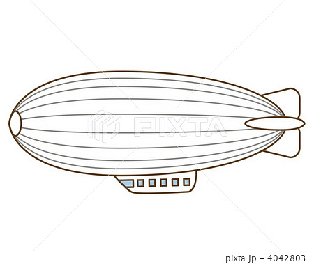 飛行船のイラスト素材 4042803 Pixta