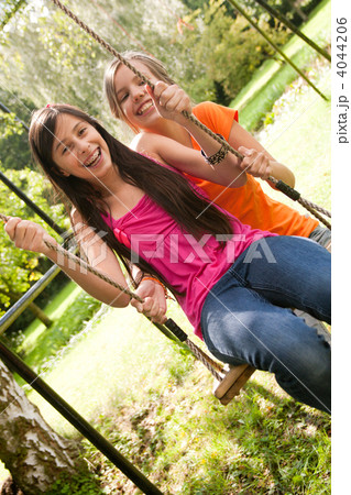 2 girls on the playground 4044206