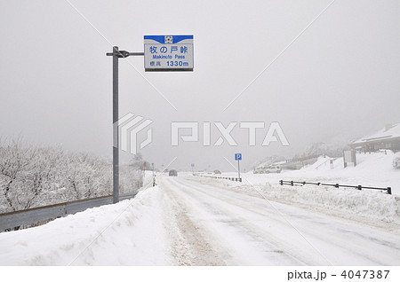 牧ノ戸峠 積雪 牧ノ戸峠 積雪 4047387