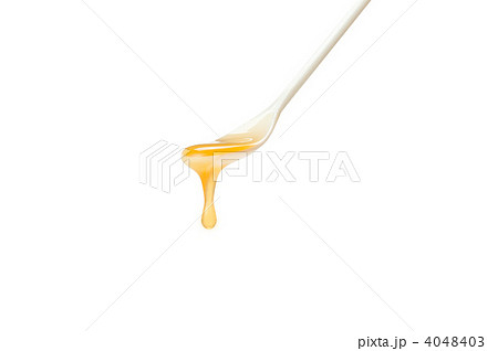 スプーンで掬ったハチミツ スプーンで掬ったハチミツ 4048403