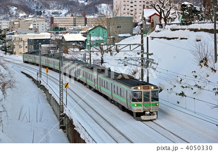 鉄道 JR北海道・函館本線 快速エアポート141号 721系 鉄道 JR北海道・函館本線 快速エアポート141号 721系 4050330