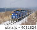 冬の室蘭本線を走る寝台特急北斗星 4051824