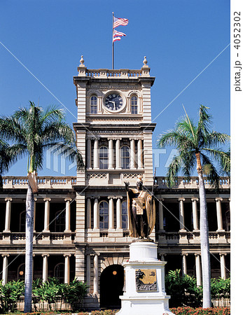 オアフ島 カメハメハ大王像 オアフ島 カメハメハ大王像 4052302