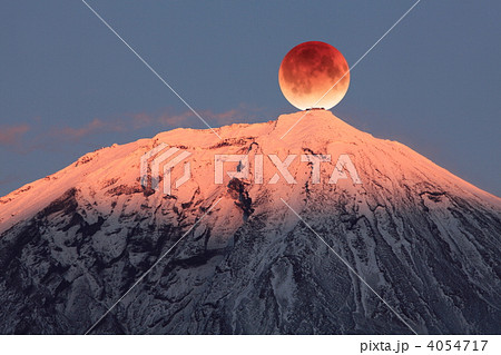 富士と月 富士と月 4054717