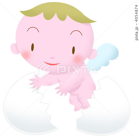 天使の赤ちゃんのイラスト素材 天使の赤ちゃんのイラスト素材