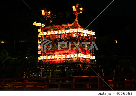 夜の高山祭の屋台「琴高臺」 4056663