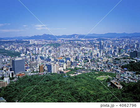 南山よりソウル市街地 南山よりソウル市街地 4062796