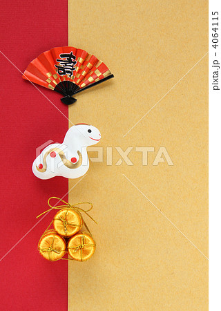 白巳・扇・金俵RK縦04 4064115