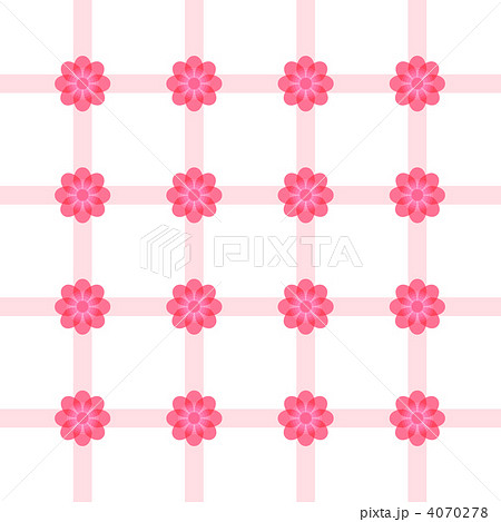 花柄チェック 4070278