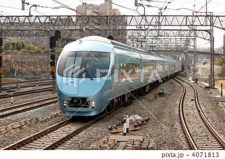 小田急ロマンスカー Mse 形 メトロはこねの写真素材