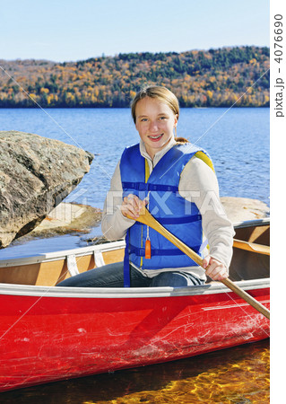 Girl in canoe Girl in canoe 4076690