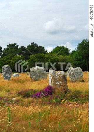 Megalithic monuments in Brittany 4076745