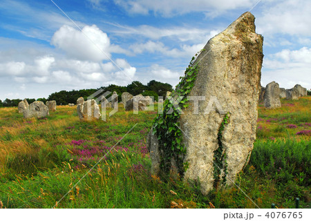 Megalithic monuments in Brittany 4076765