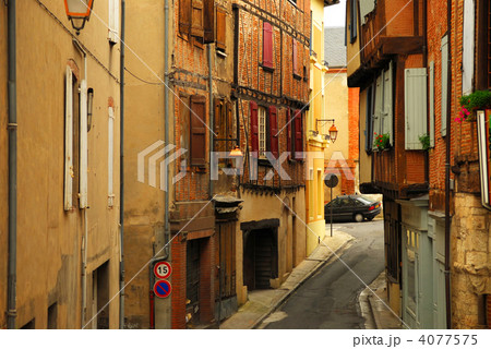 Medieval street in Albi France Medieval street in Albi France 4077575