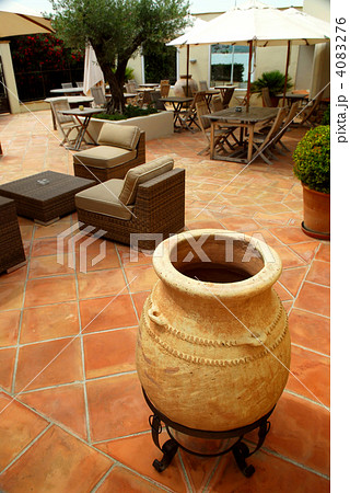 Patio of a villa Patio of a villa 4083276