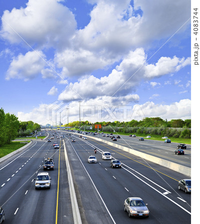 Busy highway 4083744