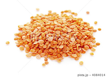 Pile of uncooked red lentils Pile of uncooked red lentils 4084014