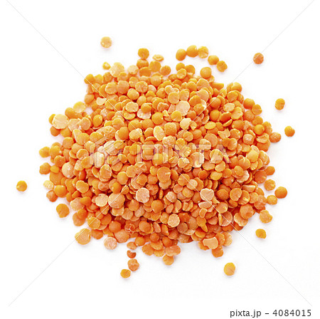 Pile of uncooked red lentils Pile of uncooked red lentils 4084015