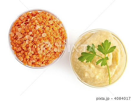 Red lentils and lentil hummus Red lentils and lentil hummus 4084017