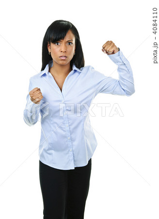 Young woman ready to fight 4084110