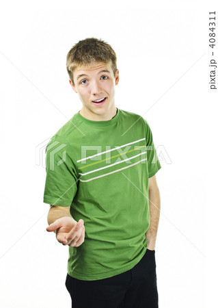 Friendly young man talking Friendly young man talking 4084311