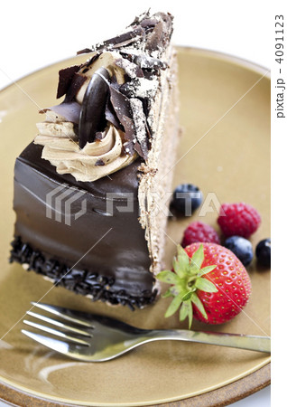 Slice of chocolate cake 4091123