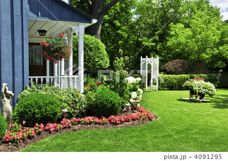Front yard of a house 4091295