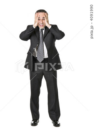 Businessman on white background 4091990
