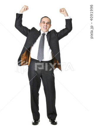 Businessman on white background 4091996