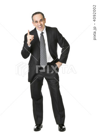Businessman on white background 4092002