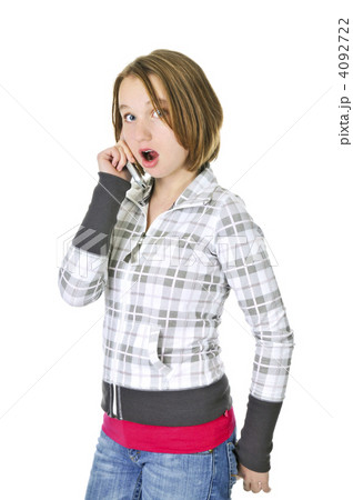 Teenage girl talking on phone Teenage girl talking on phone 4092722