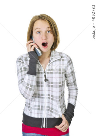 Teenage girl talking on phone Teenage girl talking on phone 4092733