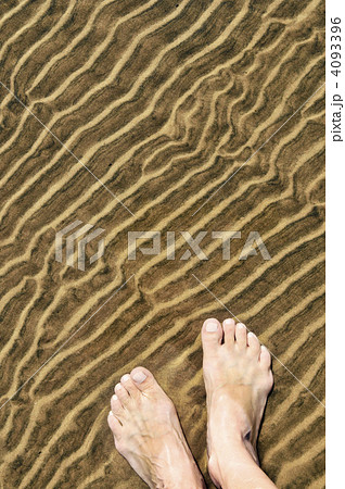 Feet in shallow water 4093396