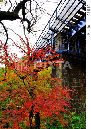 夏井川渓谷の江田川橋梁　磐越東線 4101810