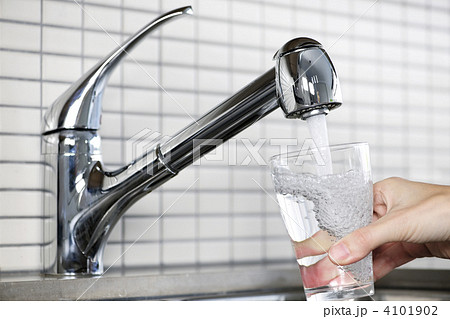 Filling glass of tap water 4101902