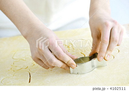 Cookie cutter and dough 4102511