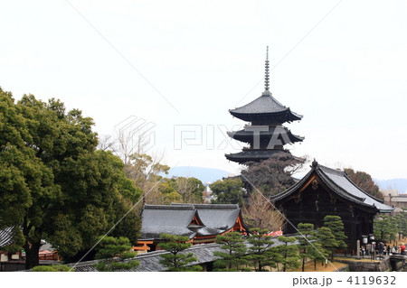 東寺の五重塔 東寺の五重塔 4119632