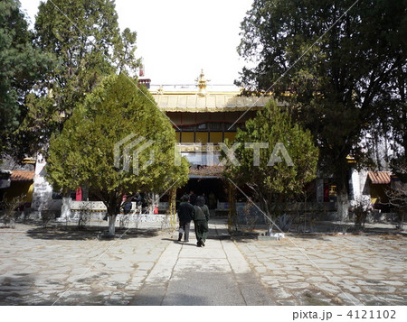 チベット自治区ラサ　世界文化遺産ノルブリンカ 4121102