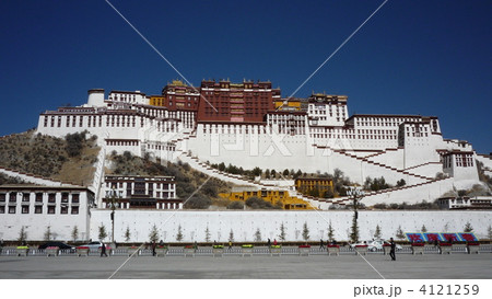 チベット自治区ラサ　世界文化遺産ポタラ宮 4121259