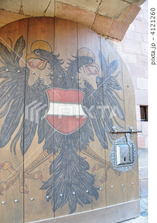 ニュルンベルク城　城門の扉 4121260