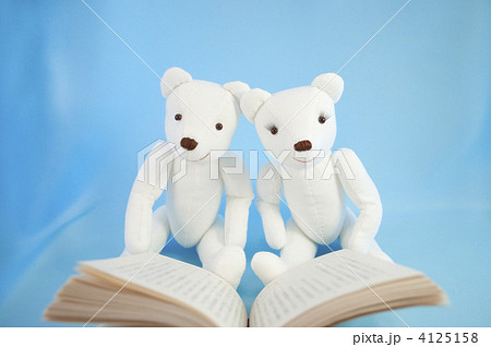 テディベアと読書 テディベアと読書 4125158