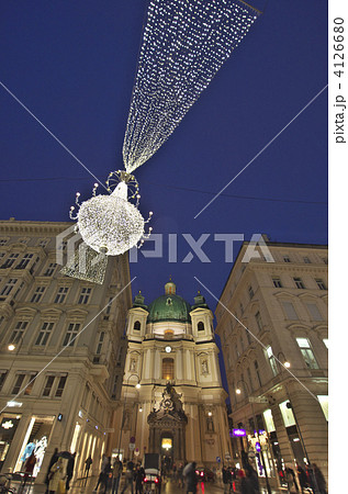 ウィーン　グラーベン通り　ペーター教会 4126680