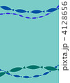 魚のライン・縦 4128656